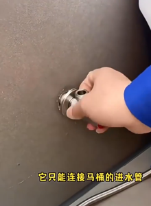 304 Stainless Steel Two Way Bidet Spray Set with Bidet Spray Holder and Flexible Hose