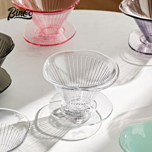 BINCOO ตัวกรองถ้วยกรองกาแฟแบบพกพายกเท V01นำมาใช้ใหม่ได้คุณภาพ V02เครื่องมือบาริสตา