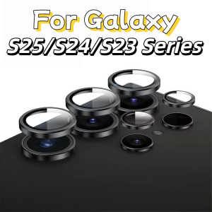 For  Galaxy S25 S24 S23 Ultra Plus S22 Tempered Glass Camera Lens Protector Anti Scratch Shatterproof