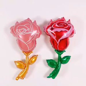 Bong Bóng Hình Hoa Hồng Dùng Trang Trí Tiệc Sinh Nhật Ngày Của Mẹ-Bong Bóng Trang Trí