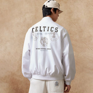 Jack Jones | NBA Collaboration Mens Spring Summer Jacket Batwing Sleeve Elaborate Pattern