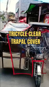 TRAPAL TRANSPARENT 3x4ft / Clear MAKAPAL AT MATIBAY lona tolda used for Tricycle cover garden cover mura matibay