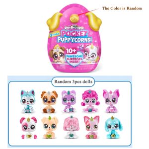 Zuru Rainbocorns Egg Surprise Puppycorn Car Decorations Kawaii Dog Toy Dolls Original Mystery Surprise Mini Brands Blind Box Toy