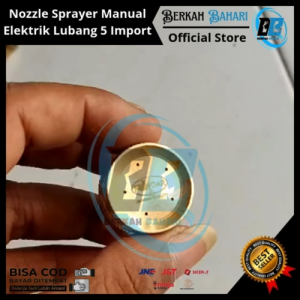Nozzle Sprayer Lubang 5 Noar | Spuyer Kabut Embun 5 Mata Import untuk Penyemprotan Pupuk & Pestisida