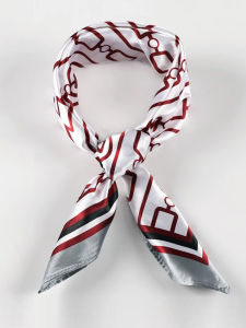 Business Womens Silk Scarf Necktie Air Stewardess Work Uniform Accessory Professional Dress Square Scarf Decorative Function