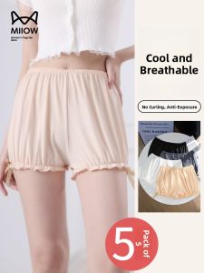 MiiOW | Cat Woman Short Skirt Safety Pants Thin Anti-Light Bottoming Trousers Women Summer New Seamless Wearable Underwear Casual Polyester Spandex