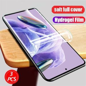 3Pcs Hydrogel Film For Xiaomi Mi 14T Pro 13T 12T 11T 10T 9T Note 10 Screen Protector For Mi 14 Ultra 8 13 12 11 Lite 15 Pro Film