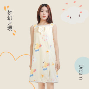 Grace Bath Towel Female Bath Skirt Wearable Wrap Ratio Pure Cotton All Cotton Absorbent Adult For Home Wrapping Towel Bath Robe