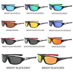 Fashionable Polarized Sports Sunglasses Men Women Fishing Hiking Cycling Climbing Skiing Vintage Sport Sun Glasses UV400