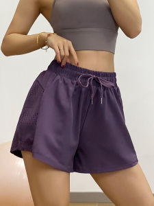 Summer New Arrival with Pockets Fashion Tape Sports Shorts Quick-Drying Loose Running Fitness Pants Outwear High Waist Yoga Pants