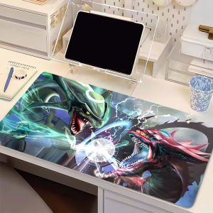 Potdemiel | Pokemon Rayquaza Lớn Miếng Lót Chuột Mini Kawaii Phụ Kiện Chơi Game Cao Su Chống Trơn Trượt Bàn Phím Để Bàn Thảm Cho Máy Tính Game Thủ