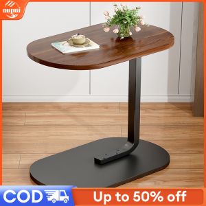 OuPai Simple Side Bedside Table Coffee Table Modern Nordic Wooden Square Corner Table Cabinet Mobile Household Side Table Sofa Side Tray Table 床边桌