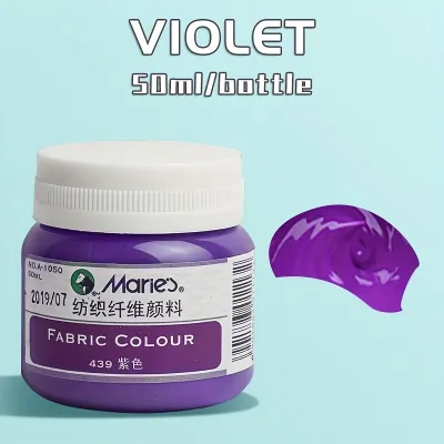 Maries Fabric Paint 1 Bottle50 mL22 Colors Permanent Fabric Paint for ClothingShoeseansCanvas BagsDIYArt Craft Supplies