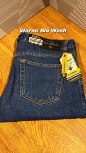 Celana Jeans panjang pria Merek Black Bull Bahan denim 13 oz model reguler standar