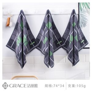 Khăn Mặt Cotton Nguyên Chất Dày Dặn Mềm Mại Thấm Hút Nước Dùng Trong Gia Đình Khăn Mặt Nam Nữ Cỡ Lớn Khăn Mặt Grace