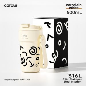 CAROTE | Mens Insulated Travel Mug Large Capacity Stainless Steel