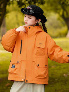 MPW | เสื้อแจ็คเก็ตเด็กผู้หญิงแบบแยกได้ 3-in-1 ขนเป็ดสีขาวหนาสำหรับฤดูใบไม้ร่วงและฤดูหนาว เสื้อคลุมกันหนาวแบบสวมหัวสำหรับเด็กผู้หญิง