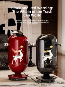 Elegant Flip-top Trash Can