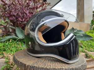 Helm cakil fullface-helm cakil outer visor kaca- cakil custom izahhelmet
