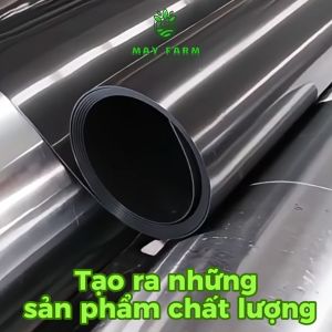 Bạt nhựa HDPE lót hồ chống thấm Khổ: 1m đến 8m Độ dày: 03mm 05mm 075mm Cắt size theo yêu cầu
