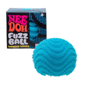Nee Doh Wonder Waves Fuzz Ball Textured Sensory Squeeze Stress Relief Fidget Ball Anti Anxiety Decompression Toy for Adults Kids