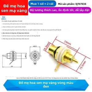 TELESKY | Đầu Cắm RCA Mạ Vàng Đen Đỏ