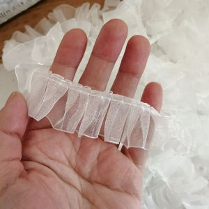 Nhiều Màu Sắc Cao Cấp Vải Voan Ren Viền 5 Mét Tự Làm Chất Liệu Trang Trí Quần Áo Váy Viền Vải May Gia Đình Phụ Kiện