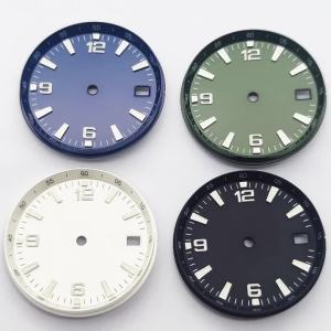 RICHUS NH35 Watch Dial 31mm Watch Dial Green Luminous Fit NH34 NH35 NH36 Movement