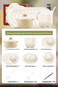 KANGMO | Home Creamy Style Aesthetic Tableware Set