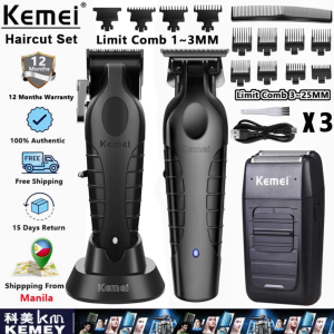 Kemei KM-2296/2299/1102 Professional Razor For Haircut Original Set Rechargeable Hair Clipper For Men Electric Razor Set