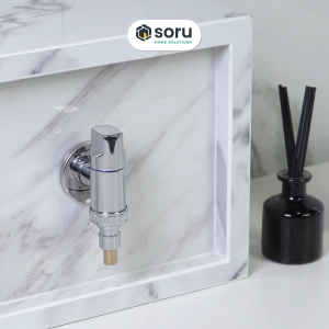 SORU - Kran Air Mesin Cuci Keran Tembok 1/2 Inch Otomatis 1 Output - SELLO SL9620