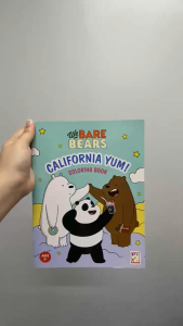 We Bare Bears - California Yum! Coloring Book Ages 3+ (LAMPARA)