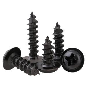 BAIRUITE | Hardened Black Cross Head Self-Tapping Screws with Washer