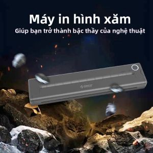 Máy In Nhiệt Di Động A4 Với Pin 2600mAh Kết Nối Không Dây Bluetooth In Thiết Kế Hình Xăm Cho Ứng Dụng Giấy Xăm Sạch Sẽ