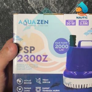 AQUAZEN Pompa Celup Aquarium AQUAZEN AZ - PSP - 2300Z Submersible Pump Kolam Ikan Ketinggian 2.5 M