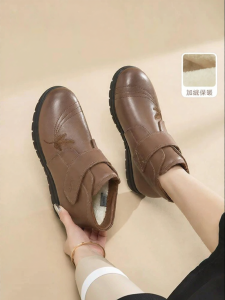 Reddragonfly | Winter Fur Lined Warm Anti Slip Elderly Women Shoes