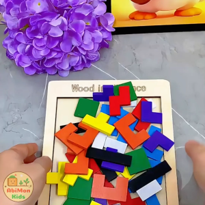 Bộ Xếp Hình Tetris Gỗ | Có Hướng Dẫn Cơ Bản Trò Chơi Rèn Tư Duy Nhanh Nhạy Và Kích Thích Trí Tưởng Tượng Của Bé