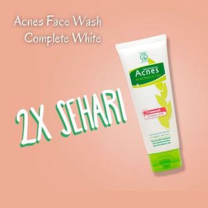 Acnes Face Wash Complete White 100gr || 50gr Pembersih Wajah || Facial Wash