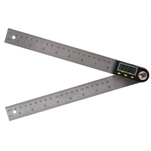 BAIRUITE | Stainless Steel Digital Angle Gauge Protractor Woodworking Angle Ruler