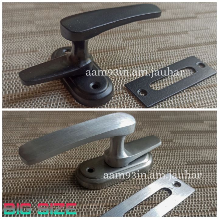 Rambuncis Handle Kunci Jendela Grendel Panolet Slot Stainles Tebal Alumunium Nium Springknip 67 3647