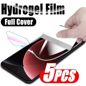 1-5PCS Hydrogel Film For Xiaomi Redmi Note 15 Pro 14 13 Pro 12 11 10 9 For Xiaomi Redmi 15 14C 13C 10 9 Screen Protector Clear