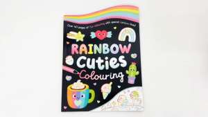 Rainbow Cuties Colouring Book To Color Adorable Characters For Kids