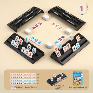 Recreational Gathering Number Mahjong Card Game