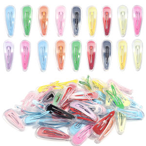 กิ๊บติดผมรูปหยดน้ำหลากสีสันน่ารักสำหรับเด็กผู้หญิง 20 ชิ้น/ล็อต กิ๊บหนีบผมแบบสไลด์ แฟชั่นเครื่องประดับผม