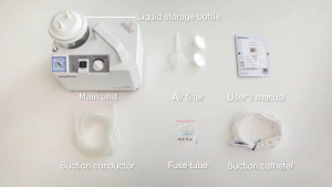 Yuwell Portable Phlegm Suction Pump (Machine 7E-A) + Suction Catheter