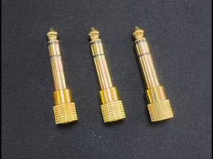 2pair Audio Adapter 6.35mm Male to 3.5mm Female Stereo Jack Plug Headphone Converter​​