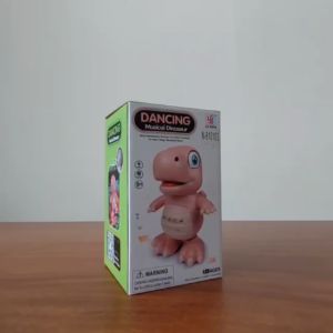 Mainan Anak Laki Laki Robot Dinosaurus Bersuara Joget Bergerak LED Super Keren