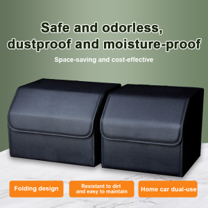 Car Trunk Storage Vehicle Organizer and Storage Box Foldable and Collapsible Auto Bag