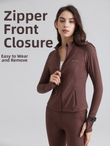 SALTUM | Quick Drying High Elastic Long Sleeve Stand Collar Yoga Jacket