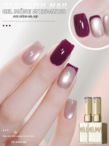 XEIJAYI 2 Chiếc 15ML Bộ Gel Móng Tay Bán Vĩnh Cửu UV LED Nail Art Gel Ba Lan Cho DIY Salon Bộ Sưu Tập Xuân Hè